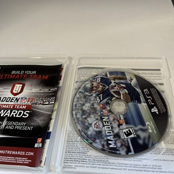 Madden NFL 17 (Sony PlayStation 3, 2016) PS3 No Manual Tested Works - Picture 3 of 5